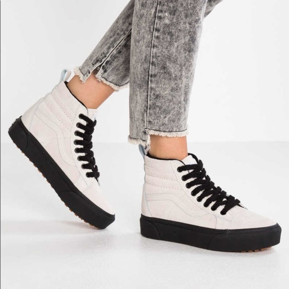 Vans Sk8-Hi Mte Suede Platform Moonbeam Shoes